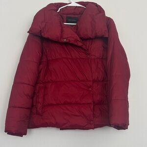Banana Republic Deep Red Puffer Jacket